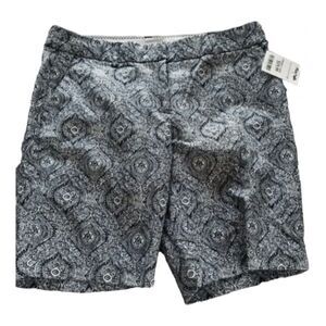 🆕 Kenar Women’s Blue Paisley Shorts size 6